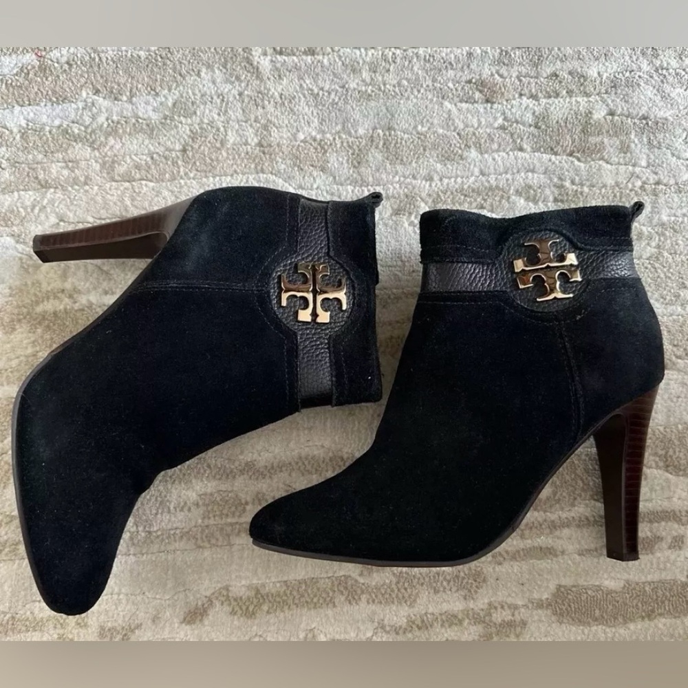 Tory Burch Boots Womens 9.5 M Alaina Ankle Bootie Heels